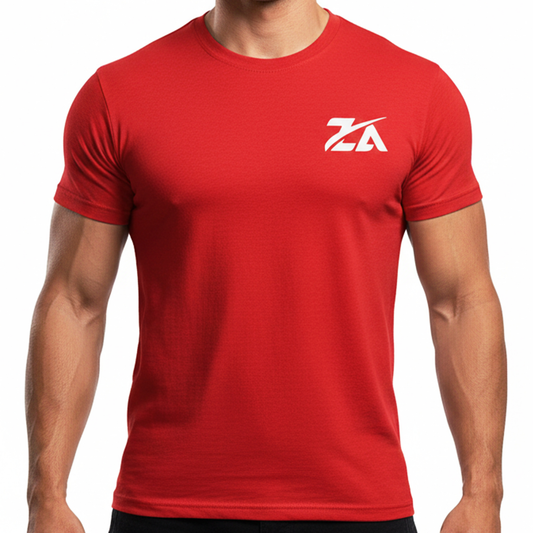 ZA T-Shirt Red for Adults